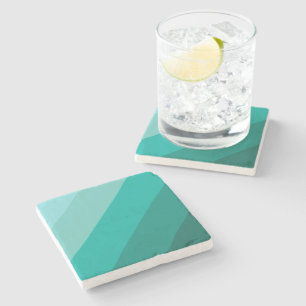 Green Colour Stone Coaster