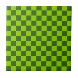 Green Combination Classic Chequerboard by STaylor Ceramic Tile