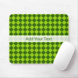 Green Combination Diamond Pattern by STaylor Mouse Pad