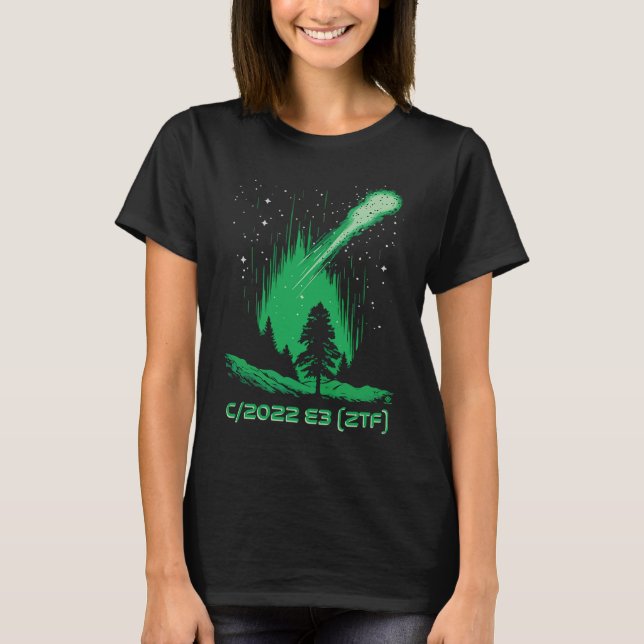 Green Comet  C2022 E3 ZTF T-Shirt (Front)