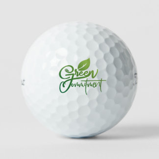 Green Commitment Golf Balls