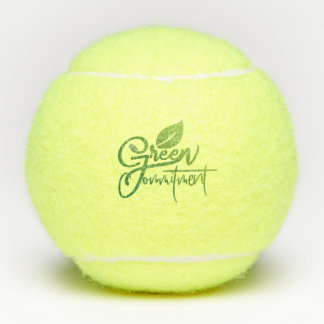 Green Commitment Tennis Balls