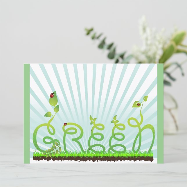 Green Concept Invitations (Creator Uploaded)