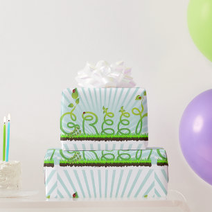 Green Concept Wrapping Paper