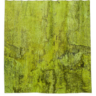 Green concreteabstract, art, home decor, backgroun shower curtain