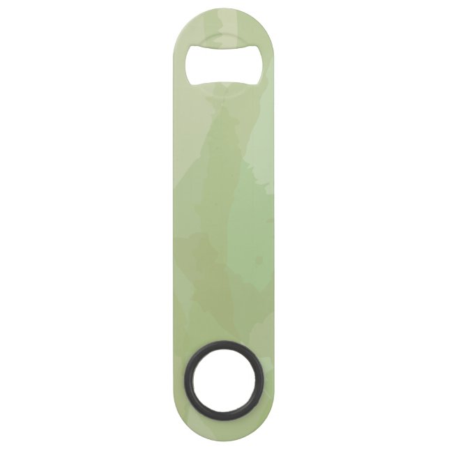 Green, cool, trendy watercolor abstract pattern (Front)