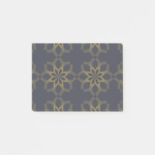 Green, cool, unique, trendy flower abstraction post-it notes