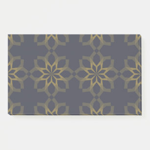 Green, cool, unique, trendy flower abstraction post-it notes