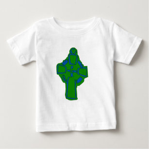 Green Coptic Cross Baby T-Shirt