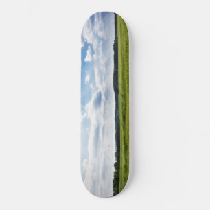 Green Cornfields and Blue Skies Skateboard