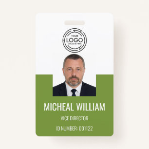 Green Corporate ID Badge 