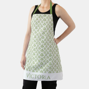 Green Cottage Country Simple Personalised Apron
