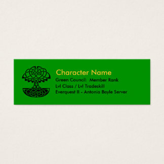 Green Council Member Cards