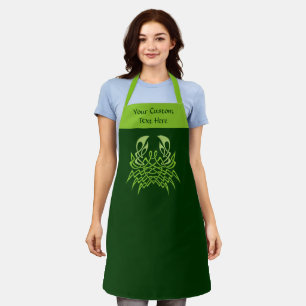Green Crab Celtic Knot Apron