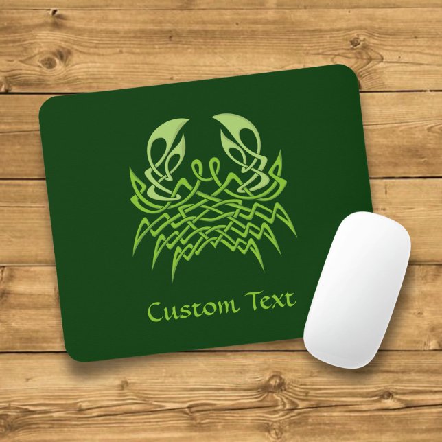 Green Crab Celtic Knot Mouse Pad (Creator Uploaded)