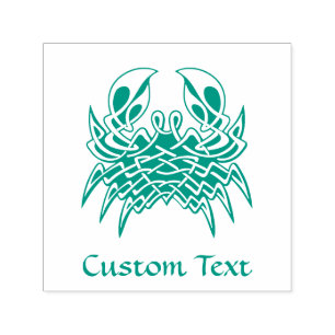 Green Crab Celtic Knot Self-inking Stamp