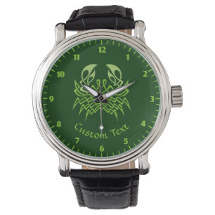 Green Crab Celtic Knot Watch