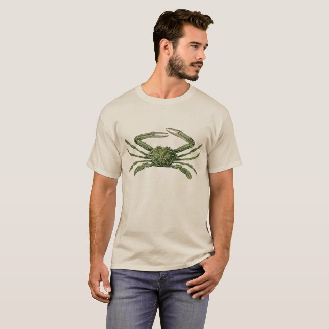 Green Crab Tee for Crab Lovin' Folks (Front Full)