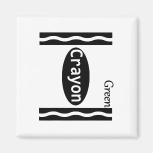 Green-crayon Halloween-costumes Kids Boys Girls Wo Magnet