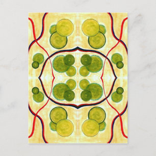 Green Cream Float Postcard