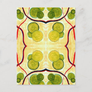 Green Cream Float Postcard