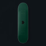 Green | Create Your Own Custom Skateboard Design<br><div class="desc">Create Your Own Custom Skateboard Design! Use this deep dark green background or choose any colour,  add your own photo,  background,  business logo,  or any personalised image. Perfect as unique gift for improving outdoor sport and activity and make them fun! Any font,  no minimum.</div>