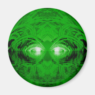 Green Creature of the Lake Magnet