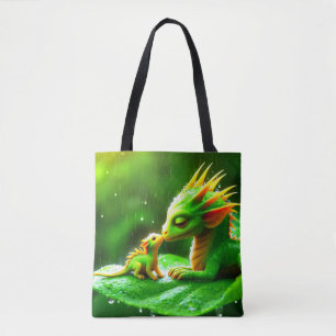 Green Creatures Tote Bag