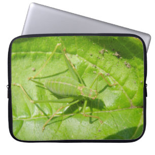 Green Cricket Camouflage Laptop Bag