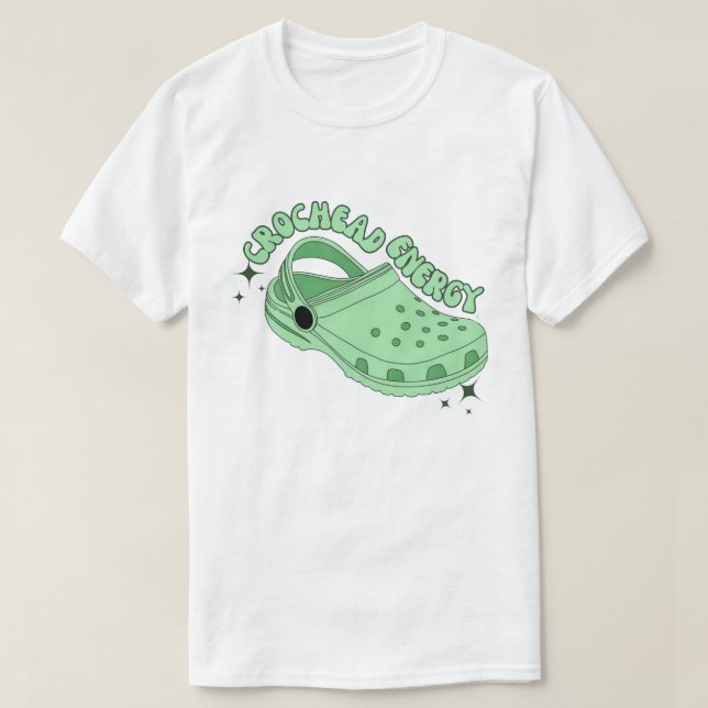 Green Crochead Energy T-Shirt (Design Front)
