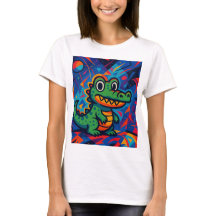 Green Crocodile Women’s T-Shirt