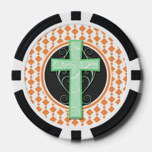 green cross.png poker chips