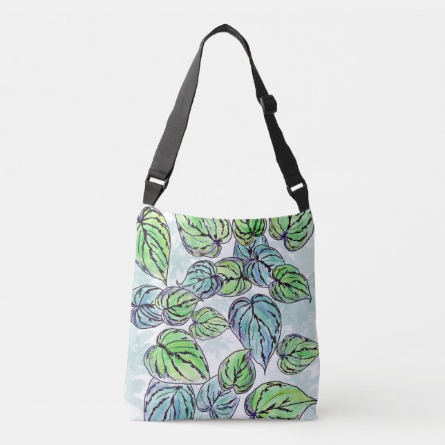 Green Crossbody Tote (Front)