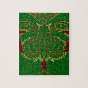 Green Crown Jigsaw Puzzle