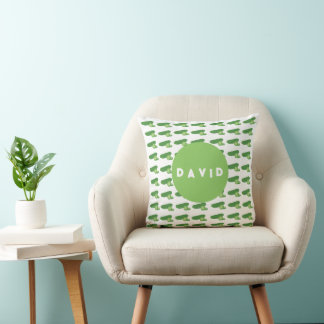Green Cucumber Bliss: Trendy and Comfortable Cushion