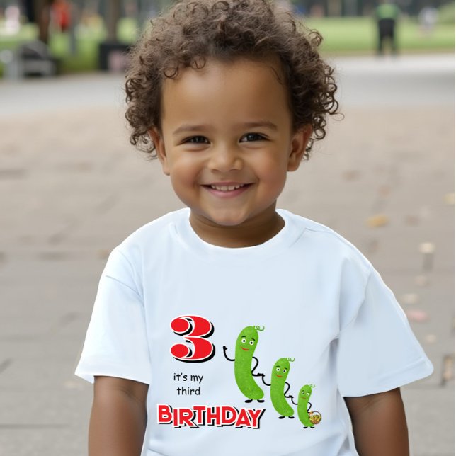 Green cucumbers baby T-Shirt (Creator Uploaded)