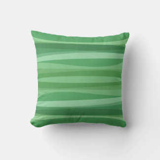 green curved Pattern cushion