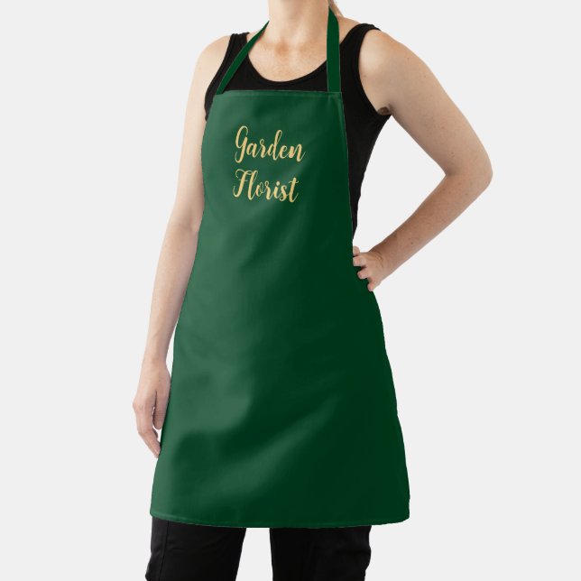 Green Custom Business Apron | Editable (Insitu)