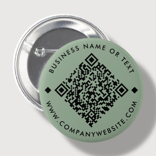 Green   Custom Business QR Code Button