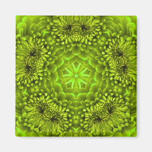 GREEN DAHLIA MAGNET