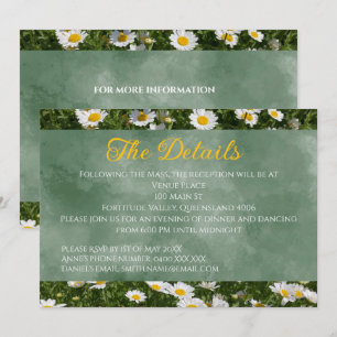 Green Daisy Landscape details card