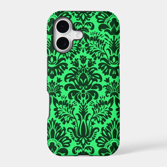 Green damask design (Back)