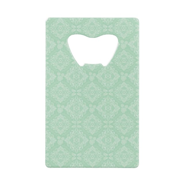 Green damask pattern (Front)
