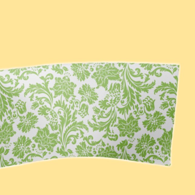Green Damask Ribbon Satin Ribbon (Creator Uploaded)