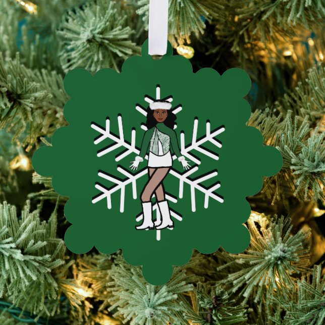 Green Dancer Tree Decoration Card (Insitu (Tree))