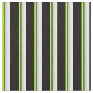 Green, Dark Olive Green, Grey, Mint Cream & Black Fabric