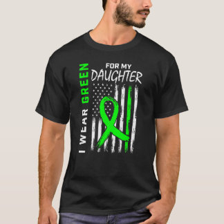 Green Daughter Cerebral Palsy Kidney Disease Aware T-Shirt