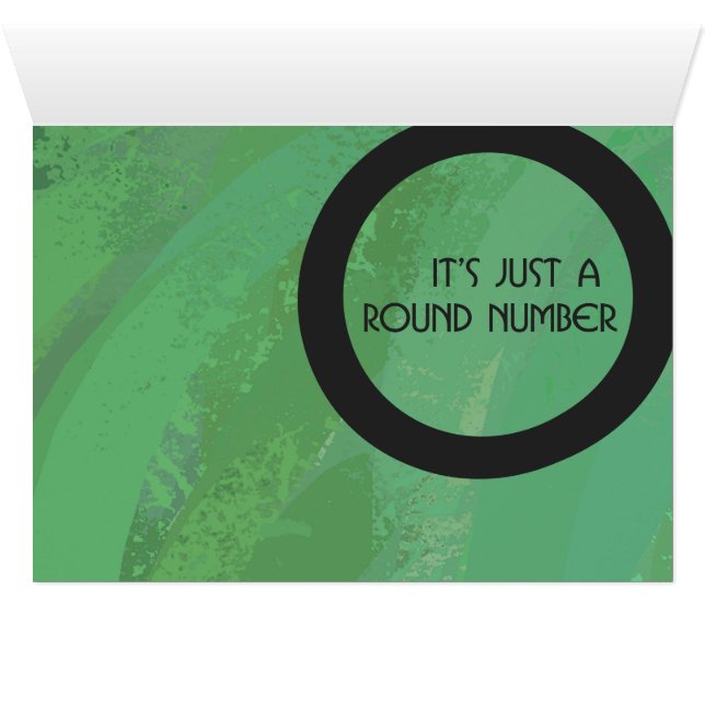 Green Decade Birthdday (Inside Horizontal (Bottom))