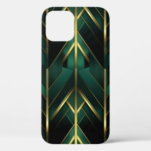 Green Deco iPhone 12 Case