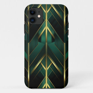 Green Deco iPhone 11 Case